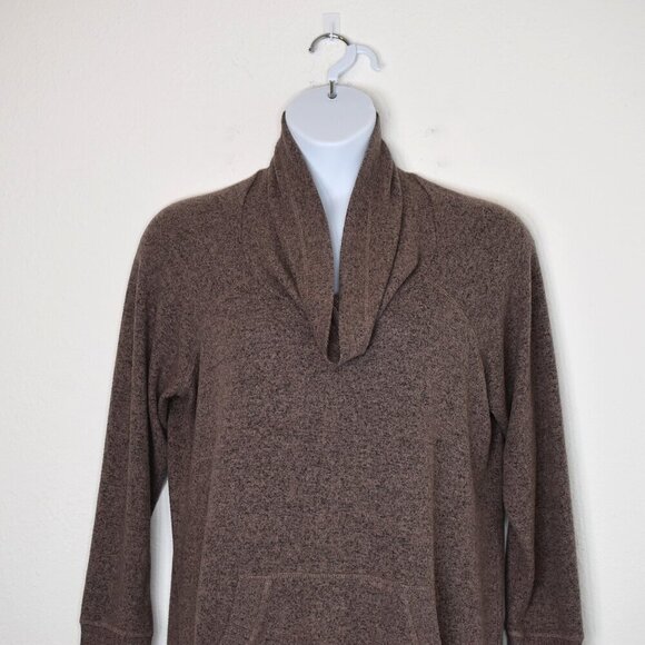 Torrid Super Soft Plush Tunic Sweatshirt Sz 1X Cowl Neck Athleisure Minimalist - Picture 2 of 15